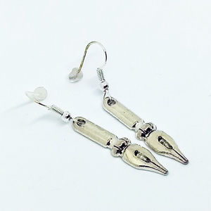 Jewelry - EARRINGS - FOUNTAIN PEN QUILL - Cute Jewelry Jewelry - EARRINGS - FOUNTAIN PEN QUILL - Cute Jewelry